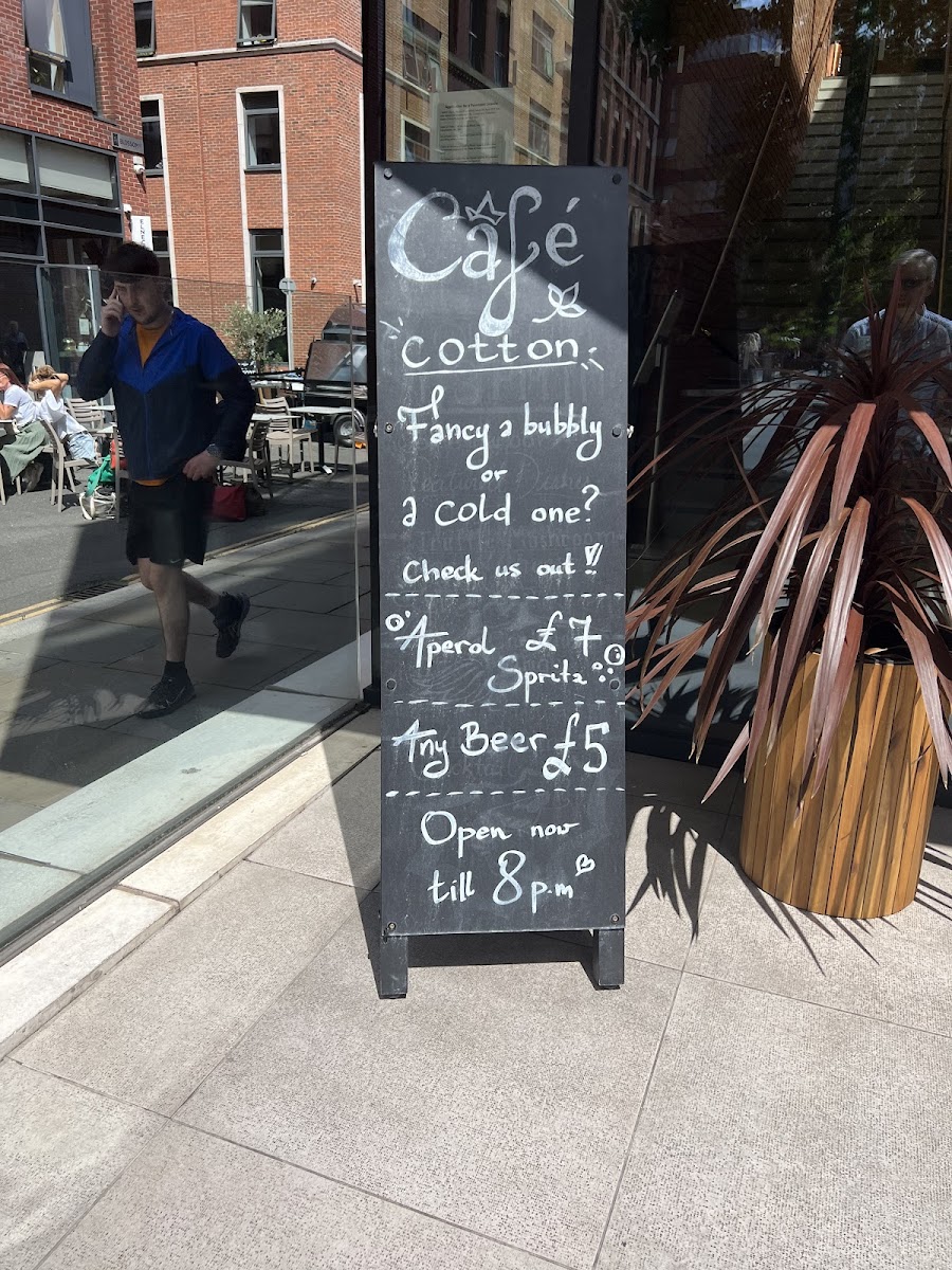 Cotton. Ancoats Photo Menu 4