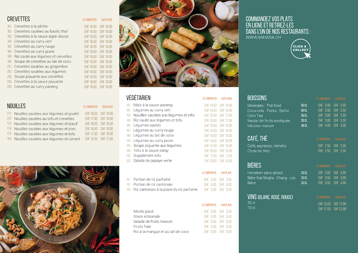 Manira Wokshop - Cossonay Photo Menu 2