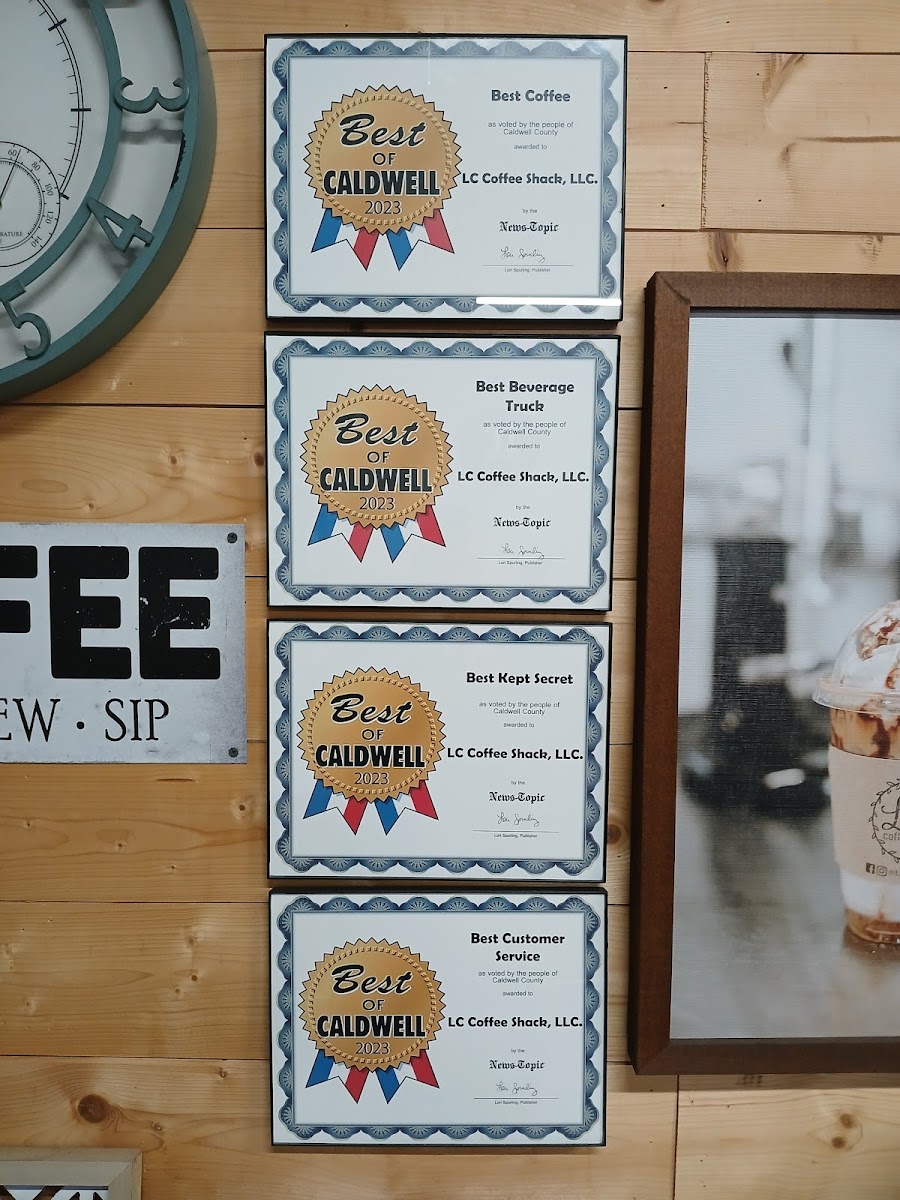 LC Coffee Shack, LLC. Photo Menu 10