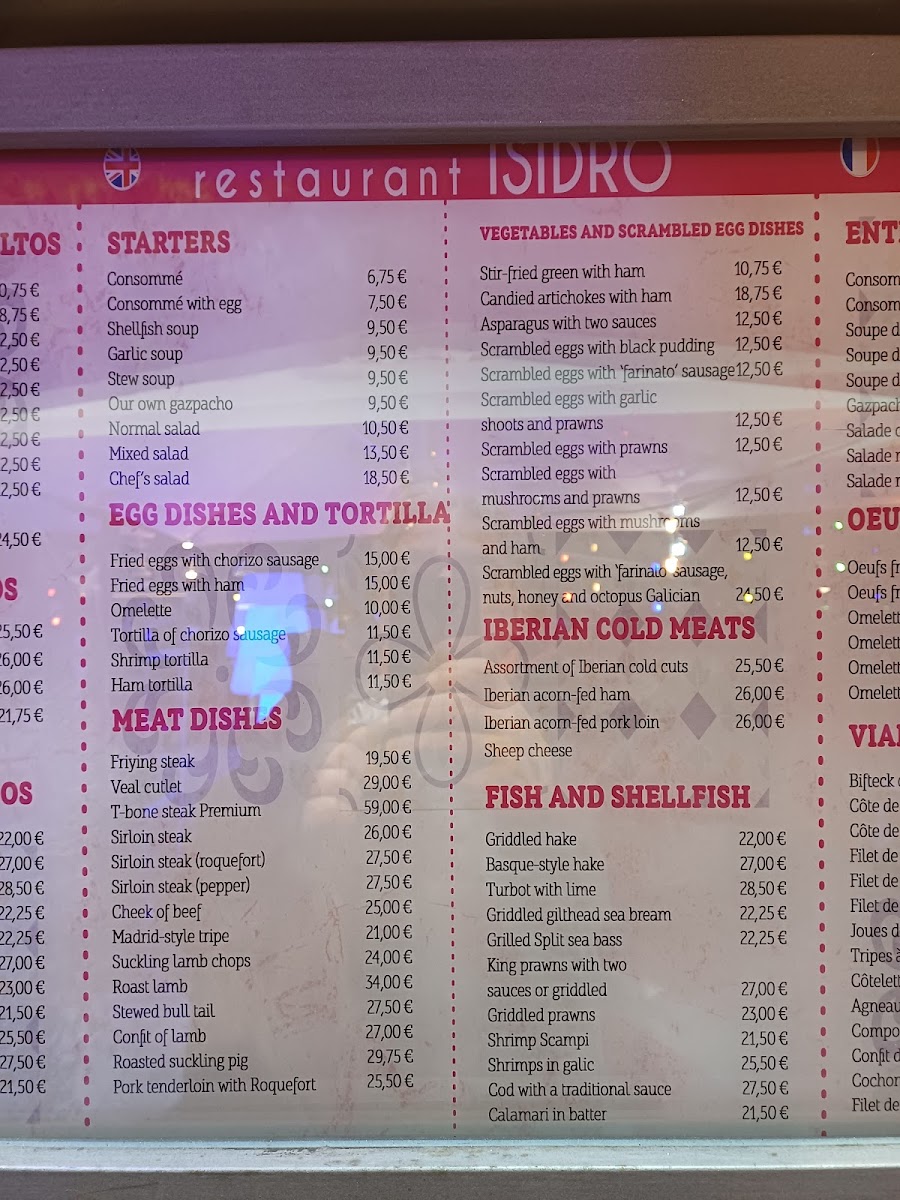 RESTAURANTE ISIDRO Photo Menu 10