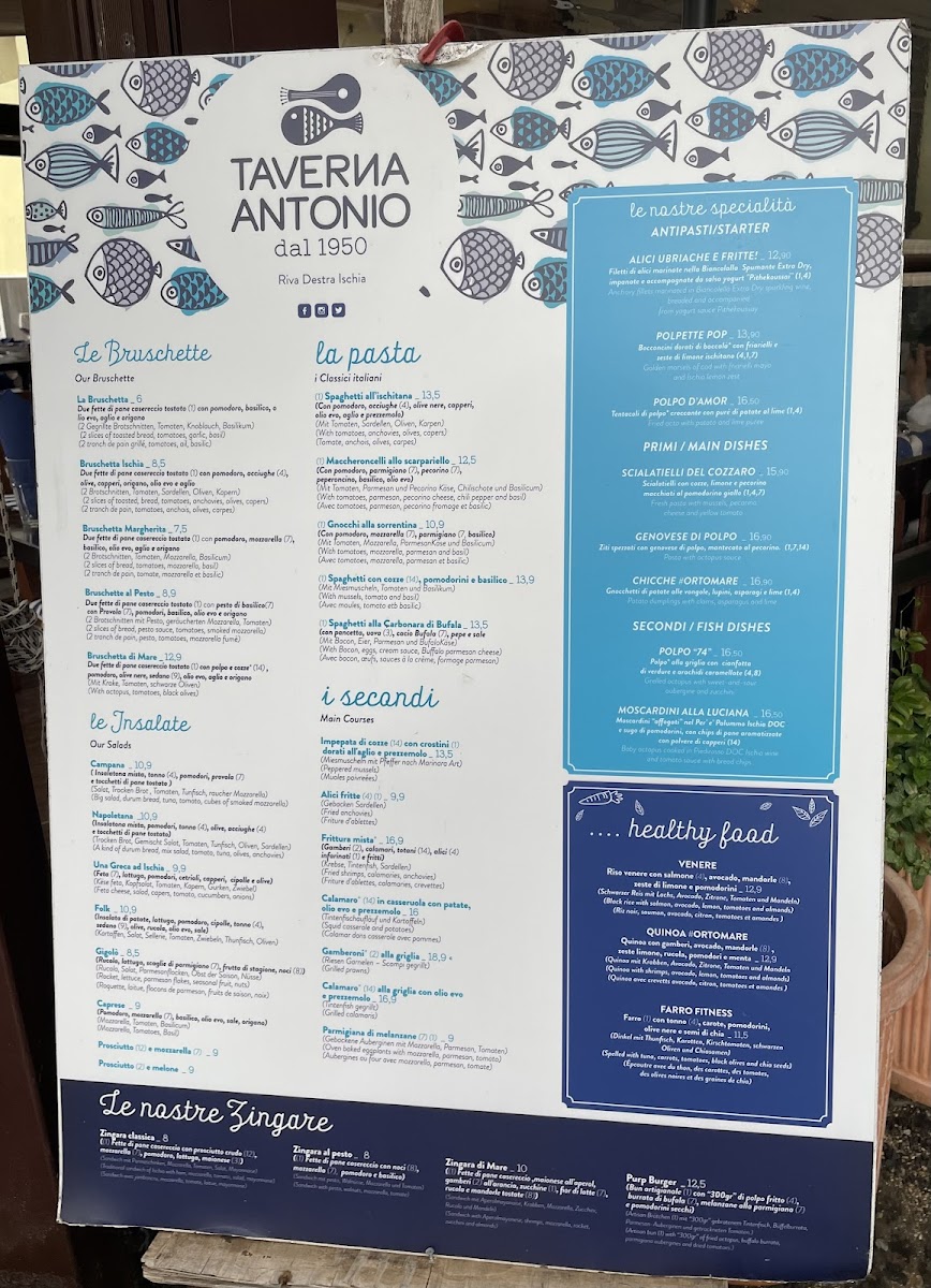 Taverna Antonio Photo Menu 1
