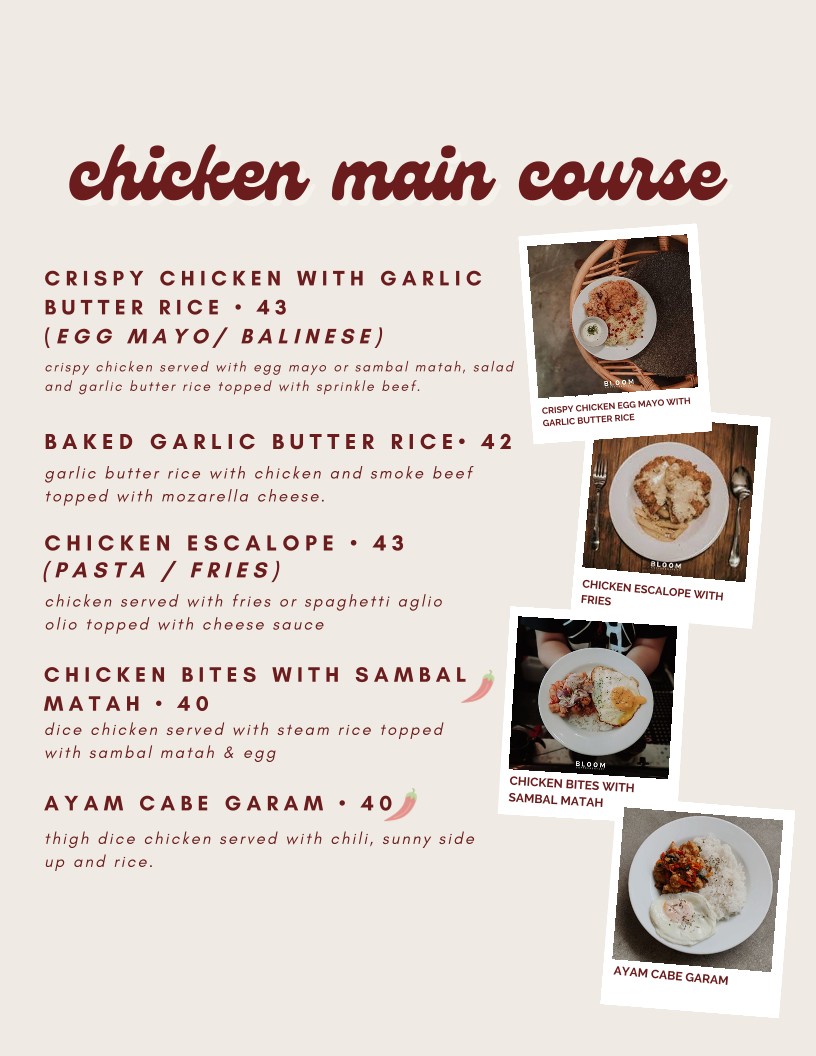 RUMAH SANGRAI BLOOM | Bloom Coffee & Eatery Photo Menu 2