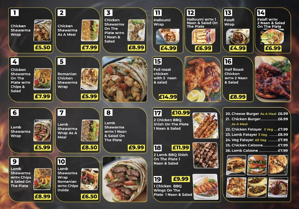Tasty shawarma Photo Menu 1