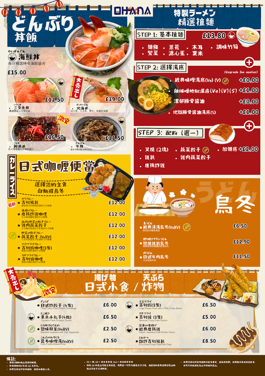 Ohana - Sushi, Sake, snacks, Online Photo Menu 2