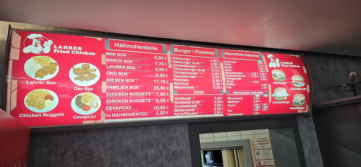 Lahrer Fried Chicken Photo Menu 6