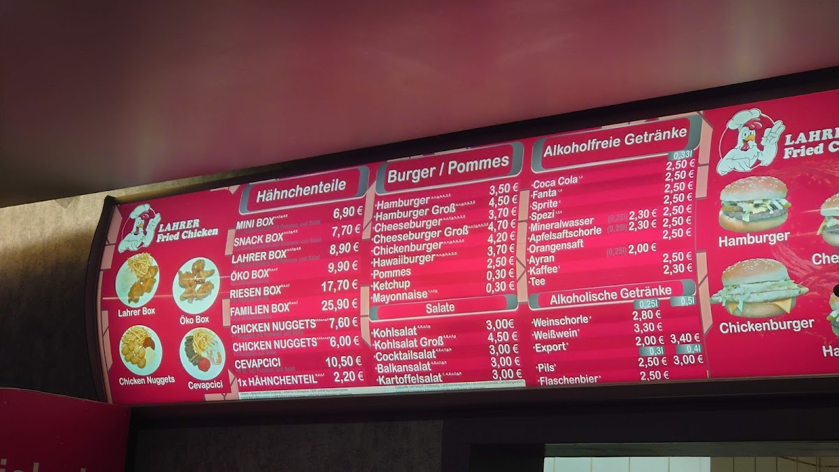 Lahrer Fried Chicken Photo Menu 7