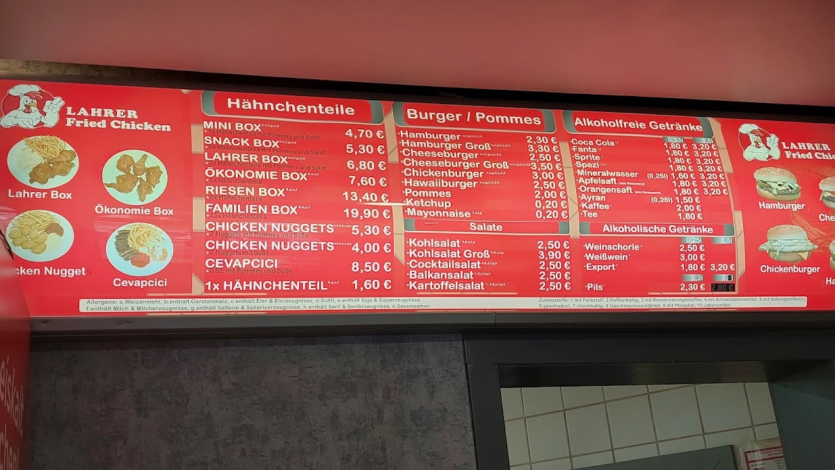 Lahrer Fried Chicken Photo Menu 8
