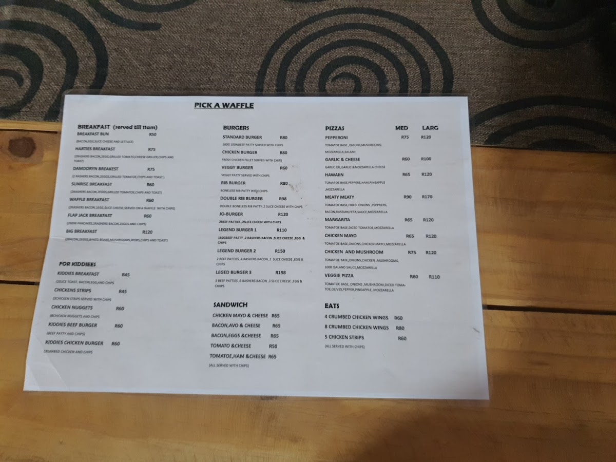 Pick-A-Pancake Photo Menu 1