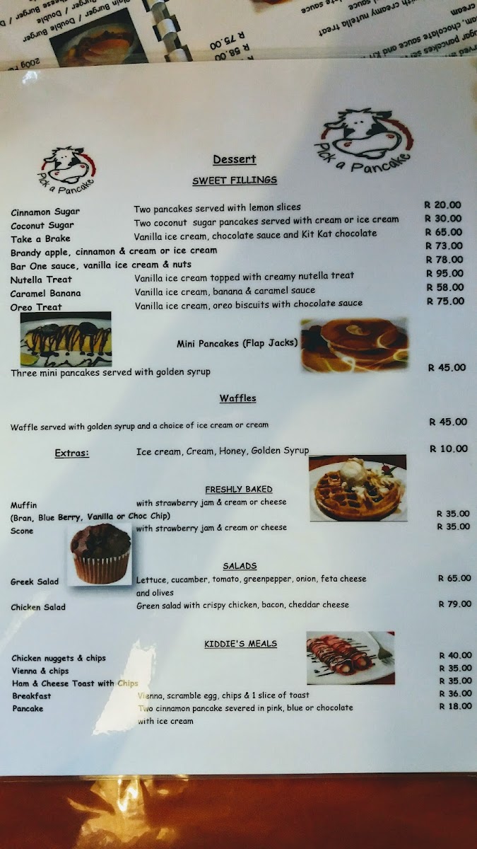 Pick-A-Pancake Photo Menu 9
