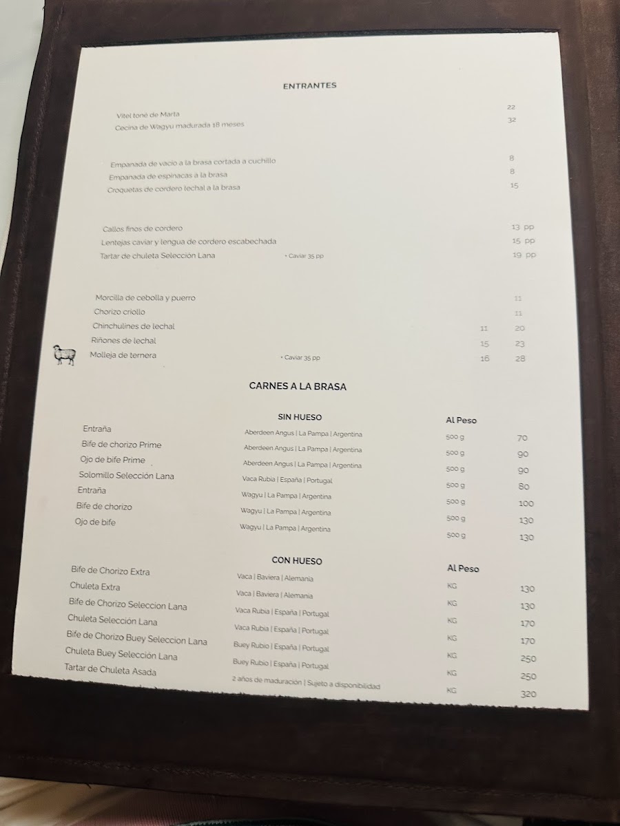 Restaurante Lana Photo Menu 2