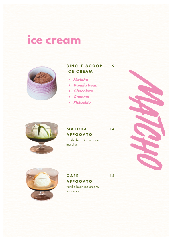 Matcho Cafe Photo Menu 6