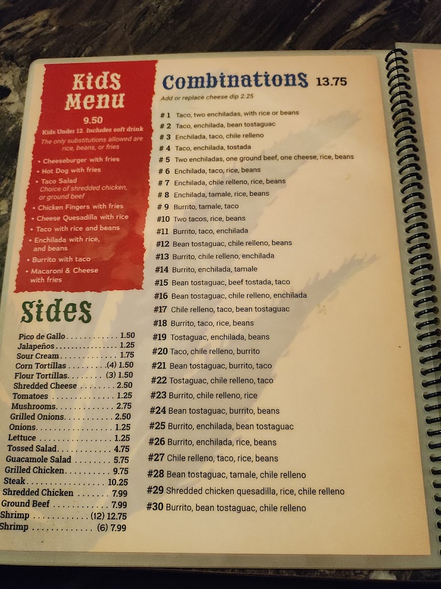 El Maguey Photo Menu 10