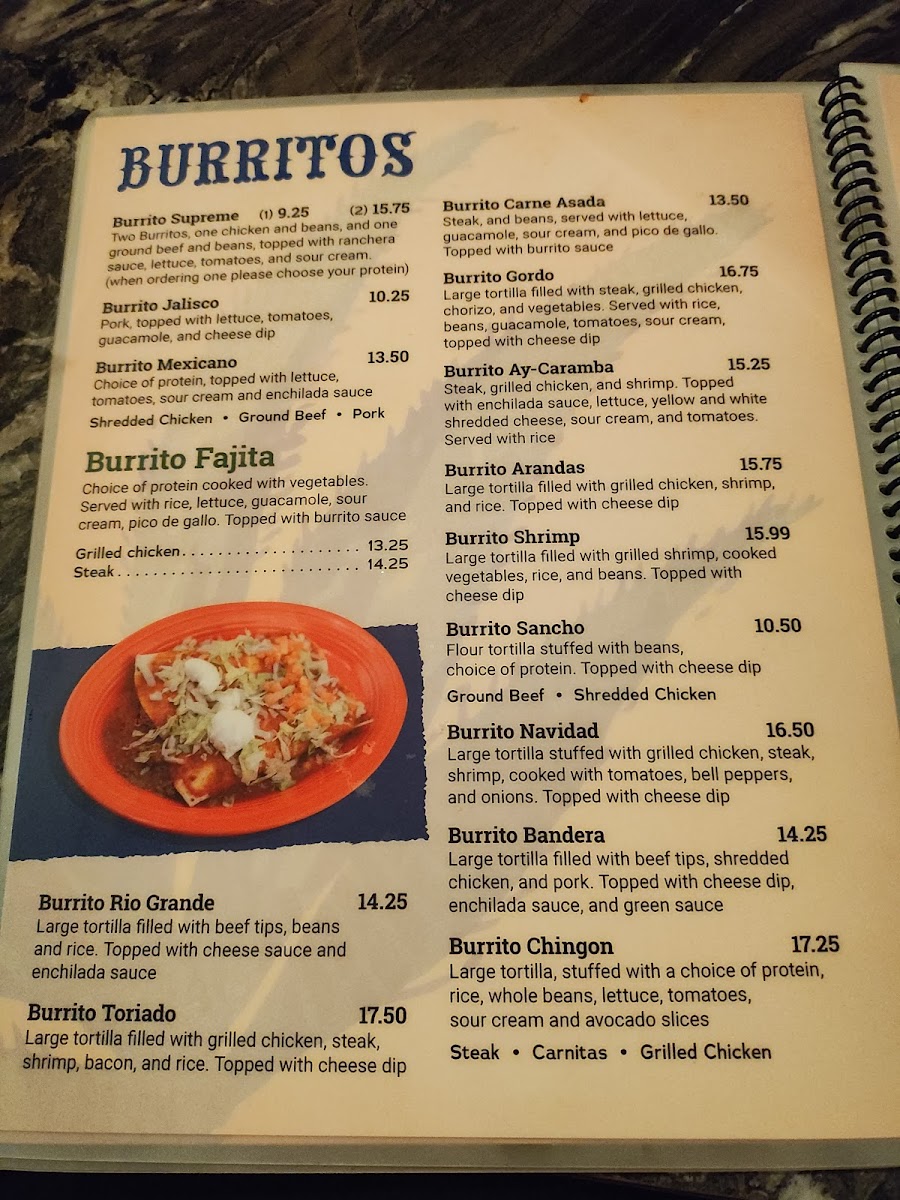 El Maguey Photo Menu 2