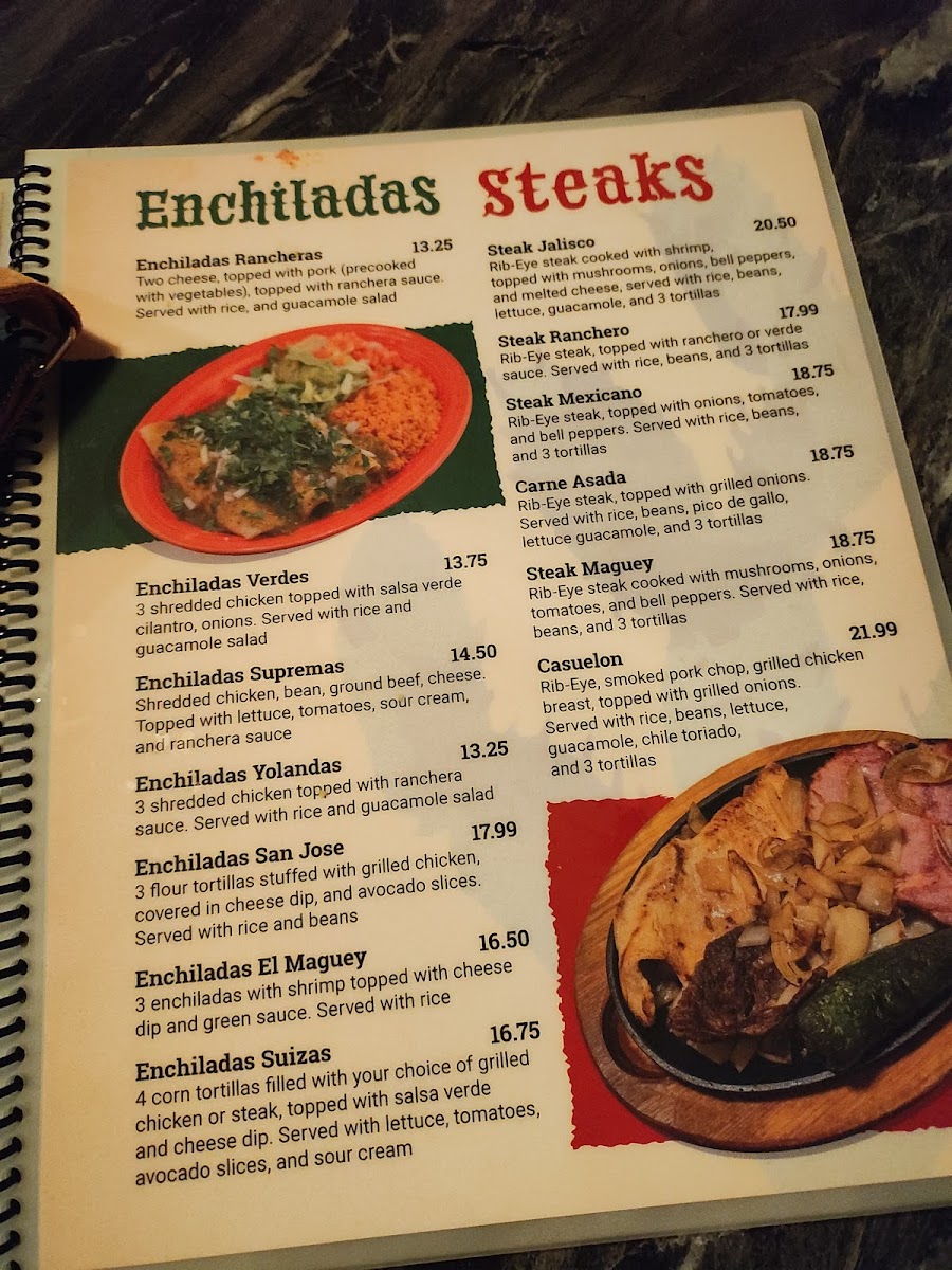 El Maguey Photo Menu 3