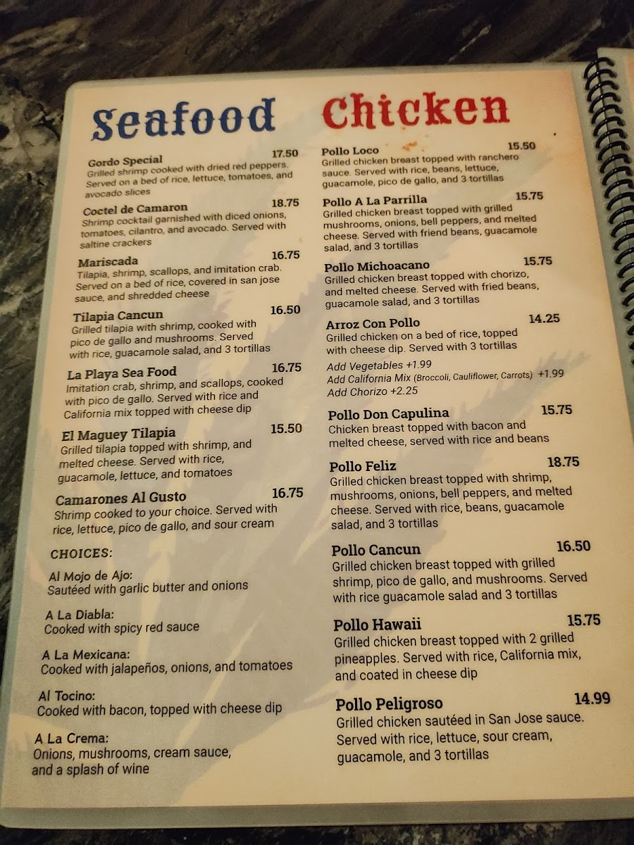El Maguey Photo Menu 6