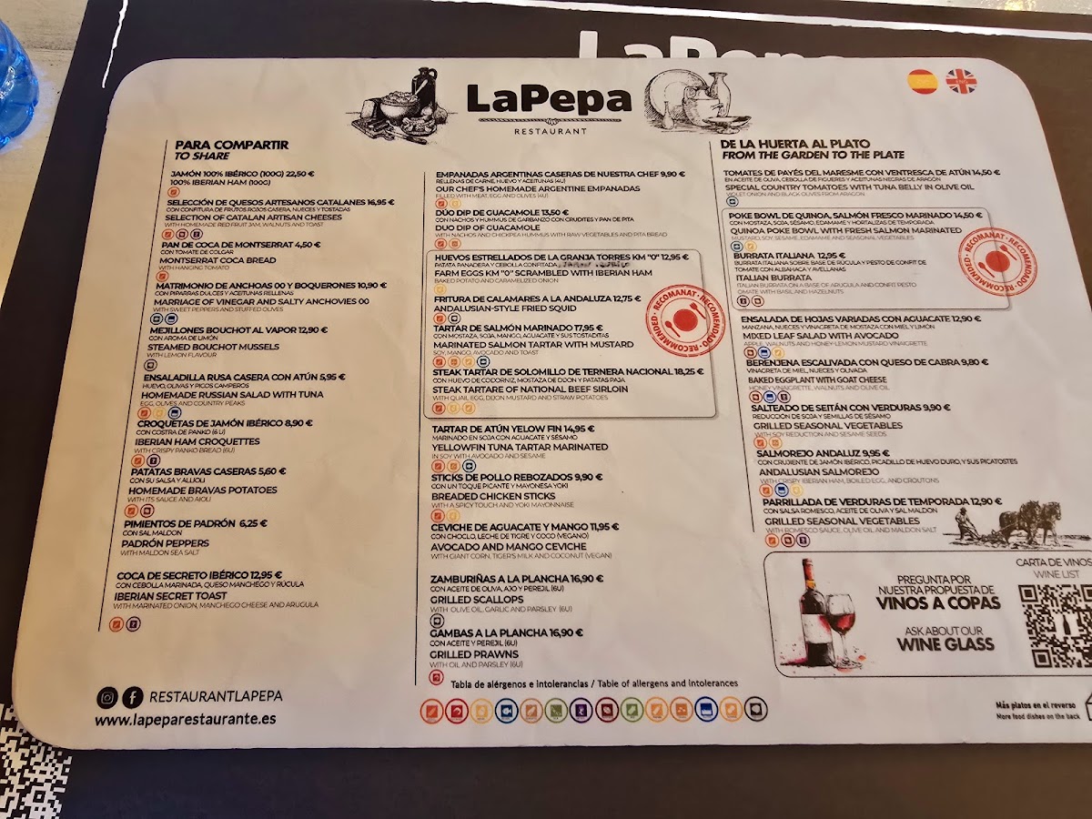 Restaurant La Pepa Photo Menu 6