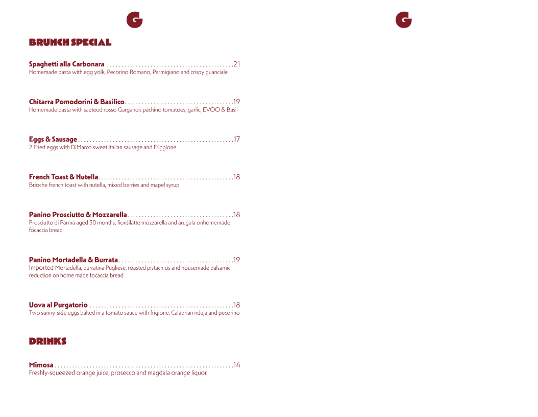 il Gigante Photo Menu 7
