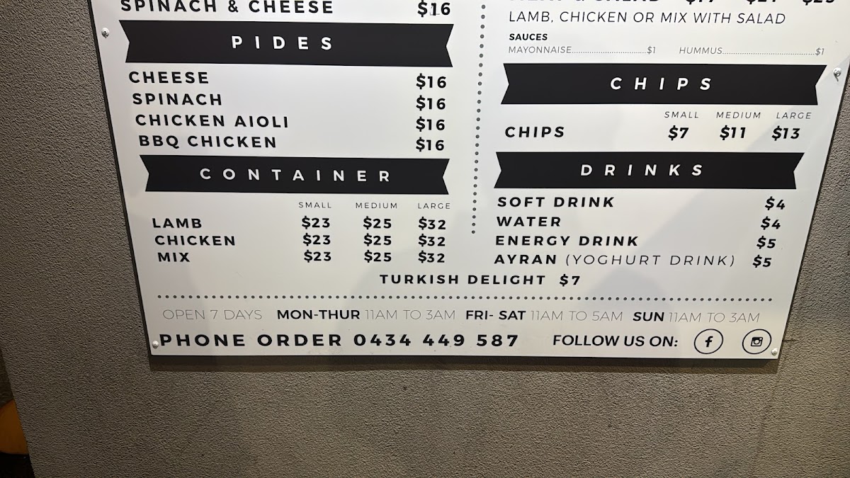 Ozzie Kebabs Photo Menu 9