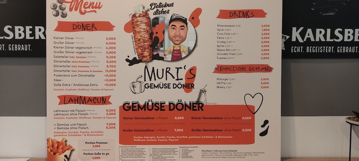 Muri's Dönerhaus Photo Menu 2