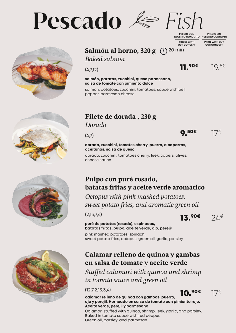 Torero y Vino Photo Menu 1