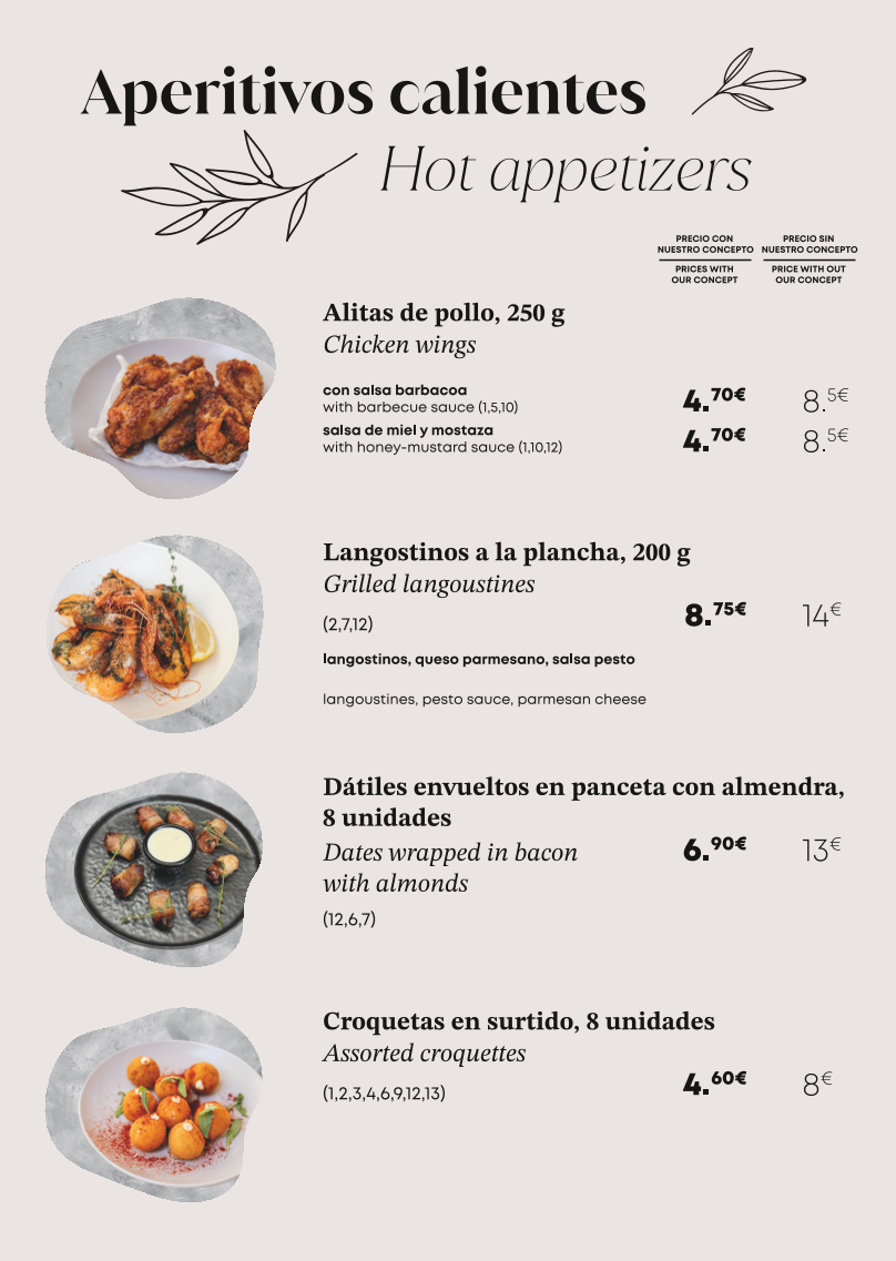 Torero y Vino Photo Menu 6