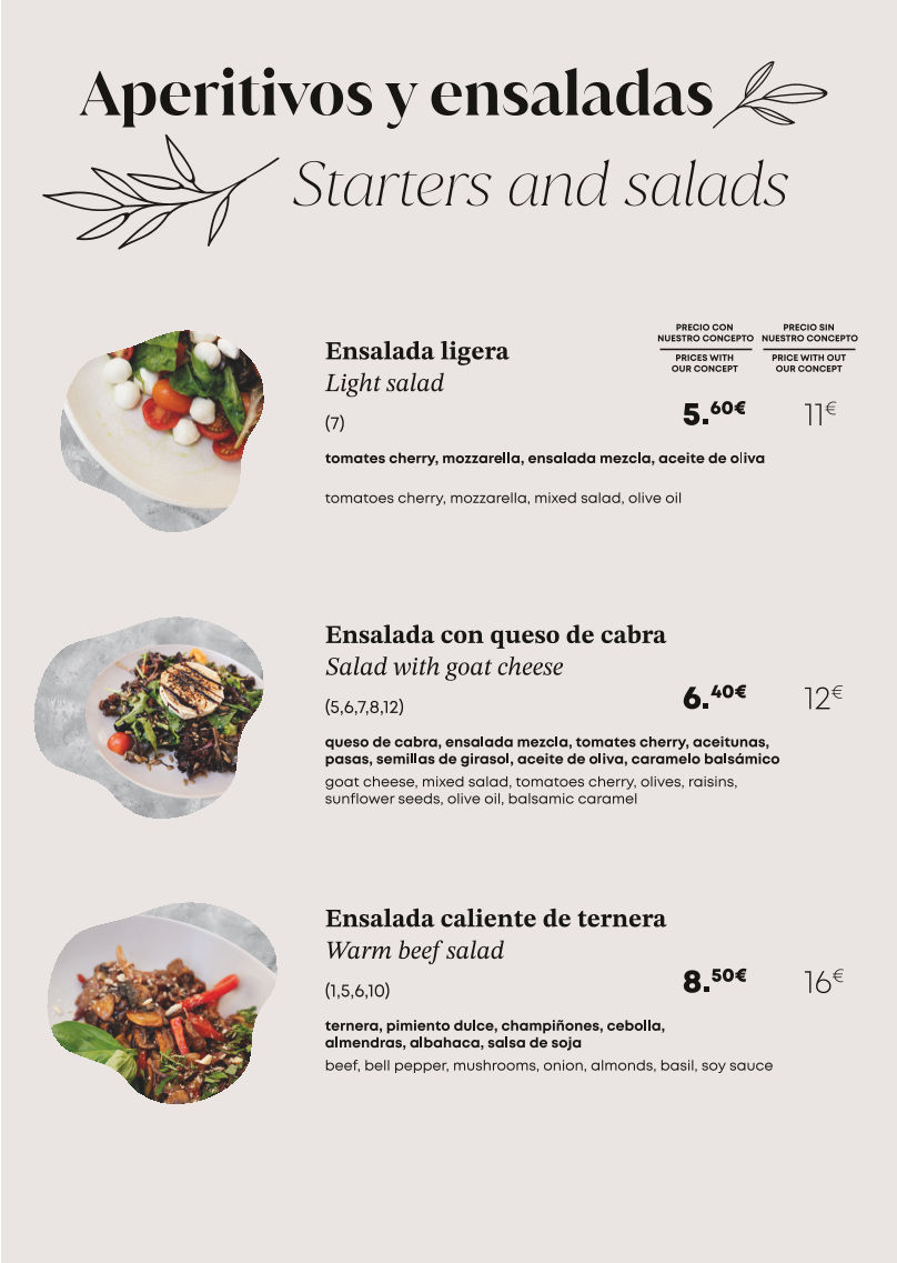 Torero y Vino Photo Menu 9