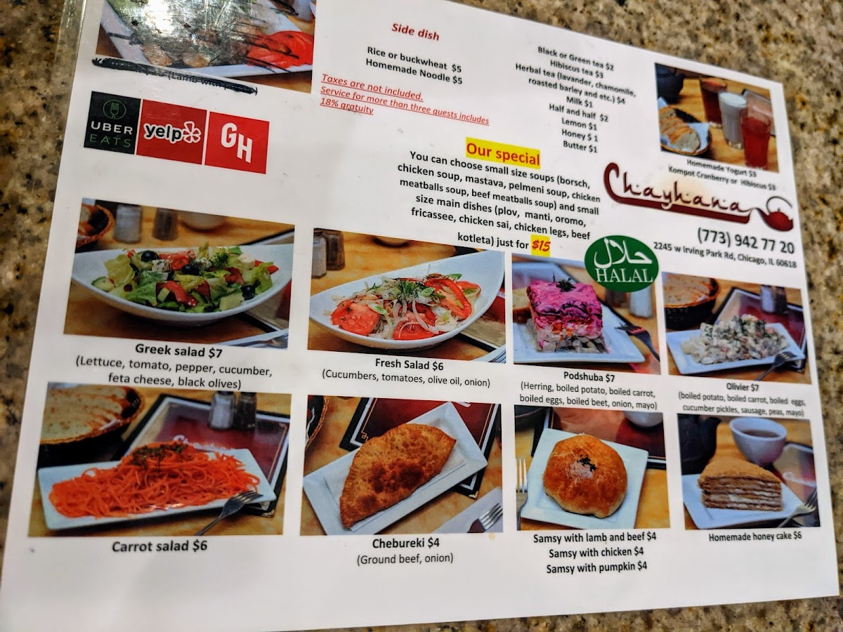Chayhana Photo Menu 4