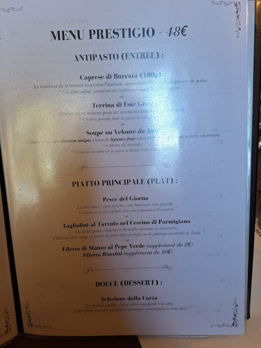 RISTORANTE ENOTECA ITALIANA Photo Menu 3