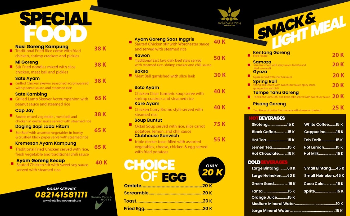 Widodaren Restaurant Photo Menu 3