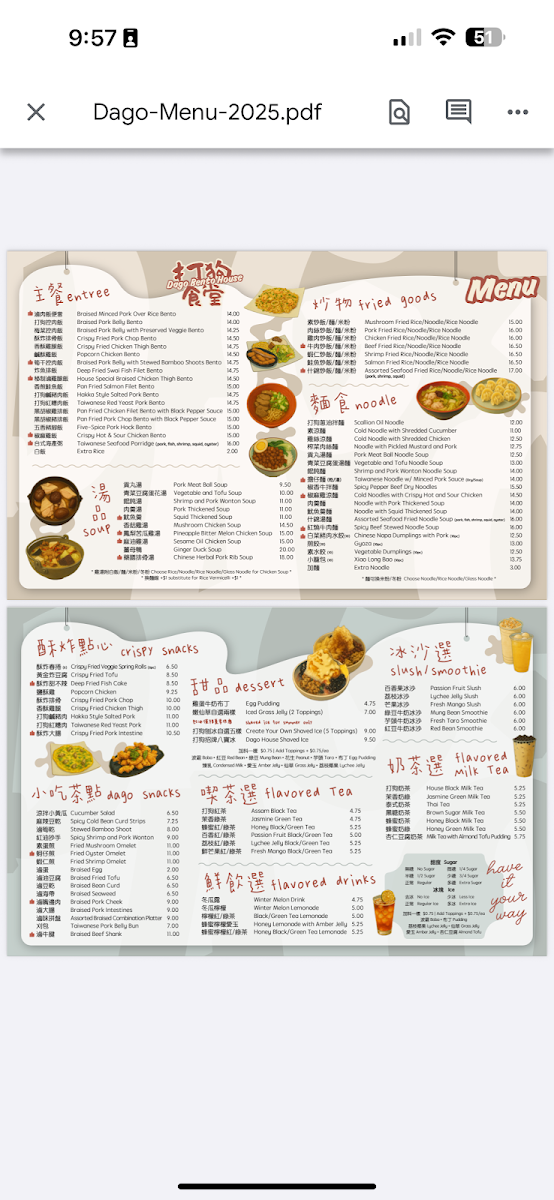 Dago bento house Photo Menu 1