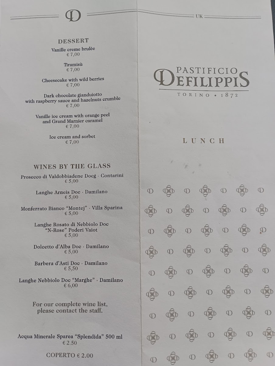 Pastificio Defilippis Photo Menu 3