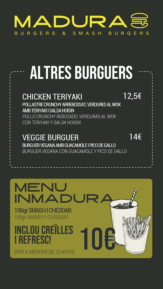 Madura Burger Photo Menu 3