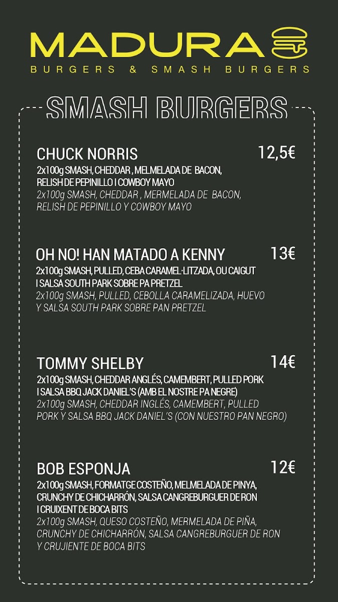 Madura Burger Photo Menu 4