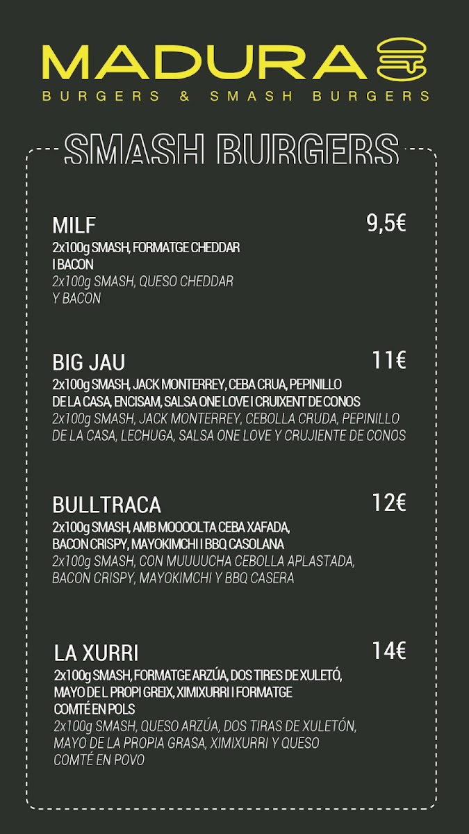 Madura Burger Photo Menu 6