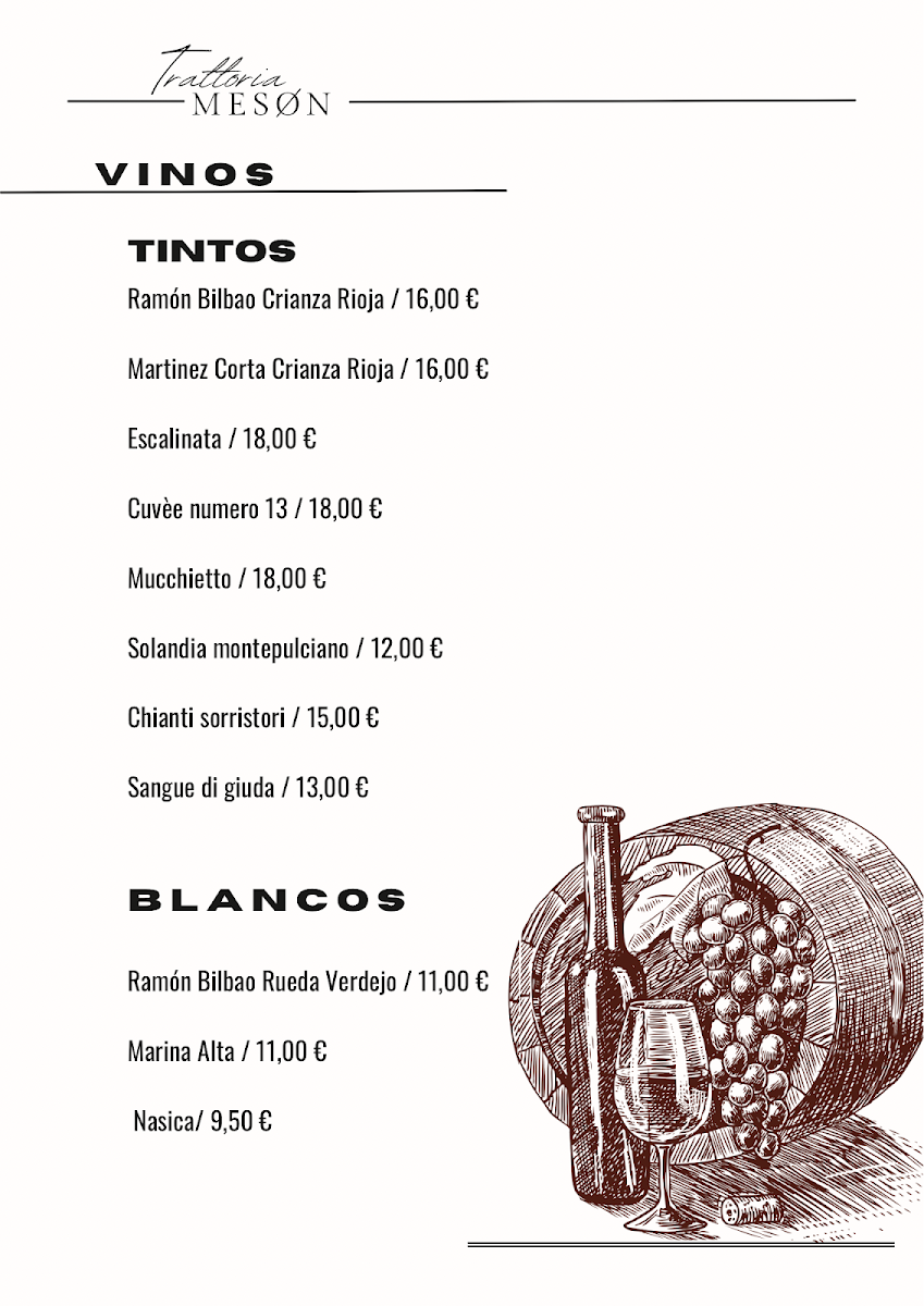 Trattoria Mesón Photo Menu 7