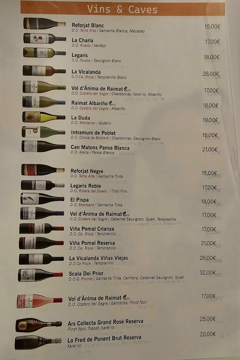 La Cuineta Photo Menu 7
