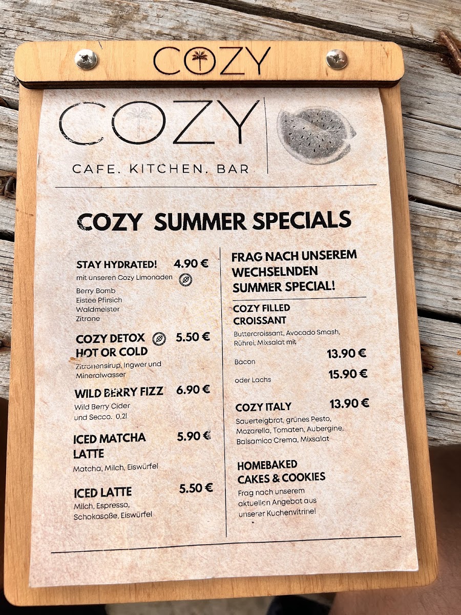 COZY Cafe Kitchen Bar Photo Menu 4