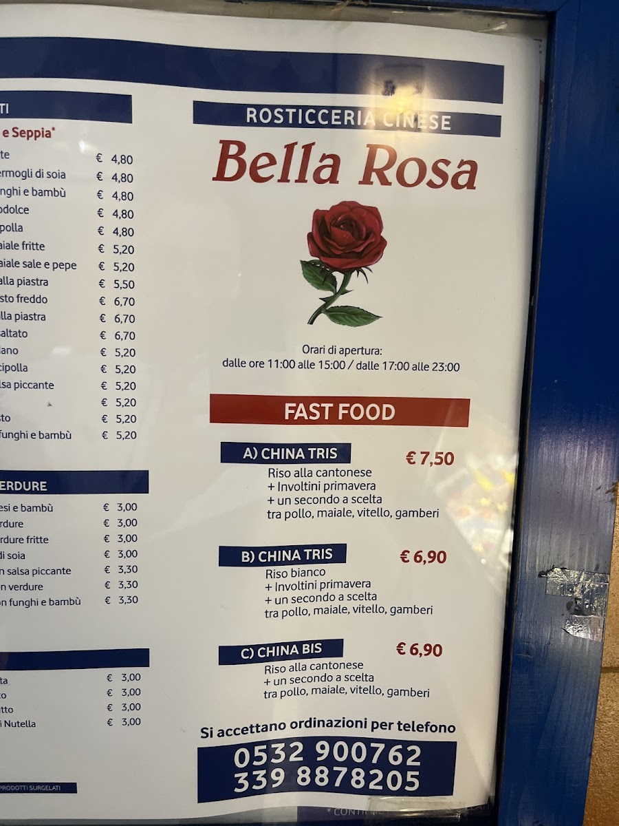 La Rosticceria Cinese Bella Rosa Ferrara Photo Menu 3