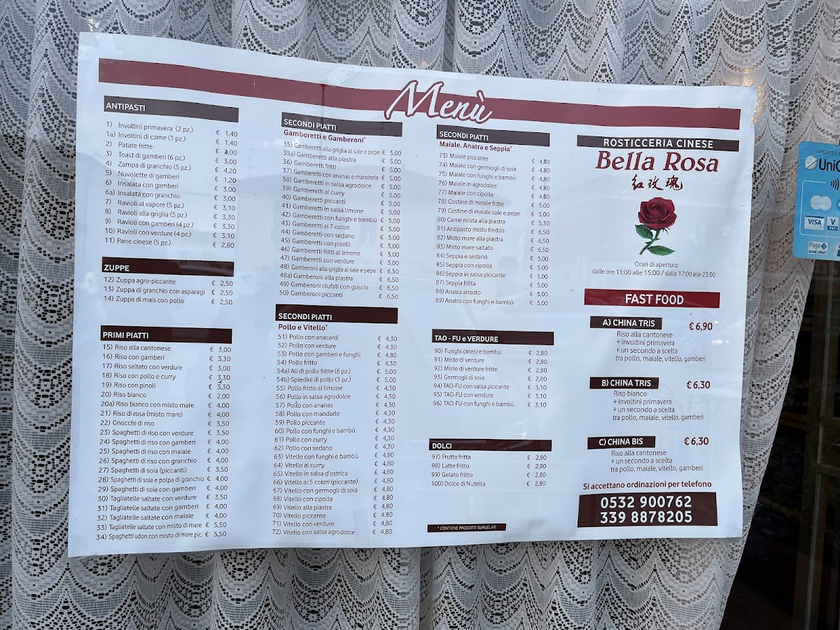 La Rosticceria Cinese Bella Rosa Ferrara Photo Menu 5