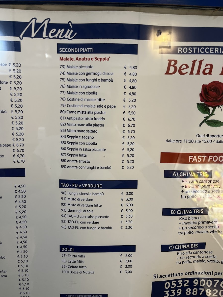 La Rosticceria Cinese Bella Rosa Ferrara Photo Menu 7