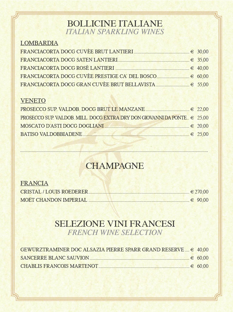 Ristorante Blue Marlin Photo Menu 10