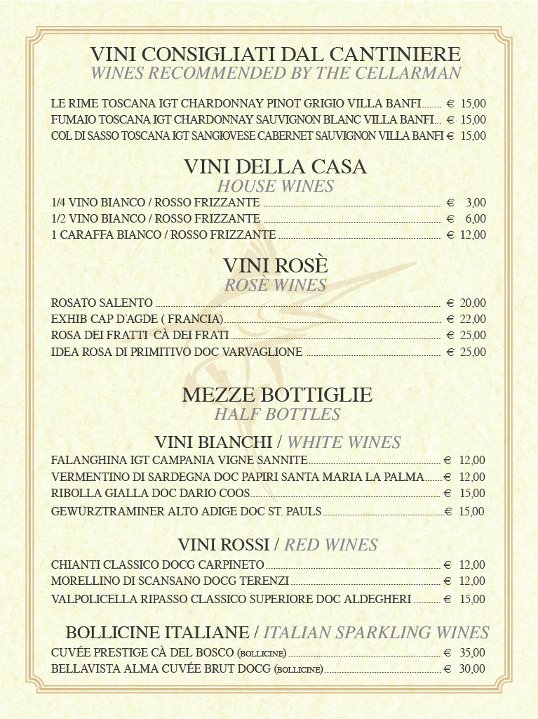 Ristorante Blue Marlin Photo Menu 5