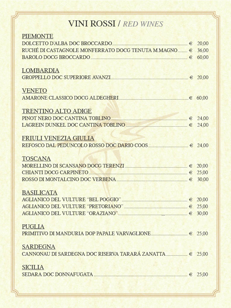 Ristorante Blue Marlin Photo Menu 7