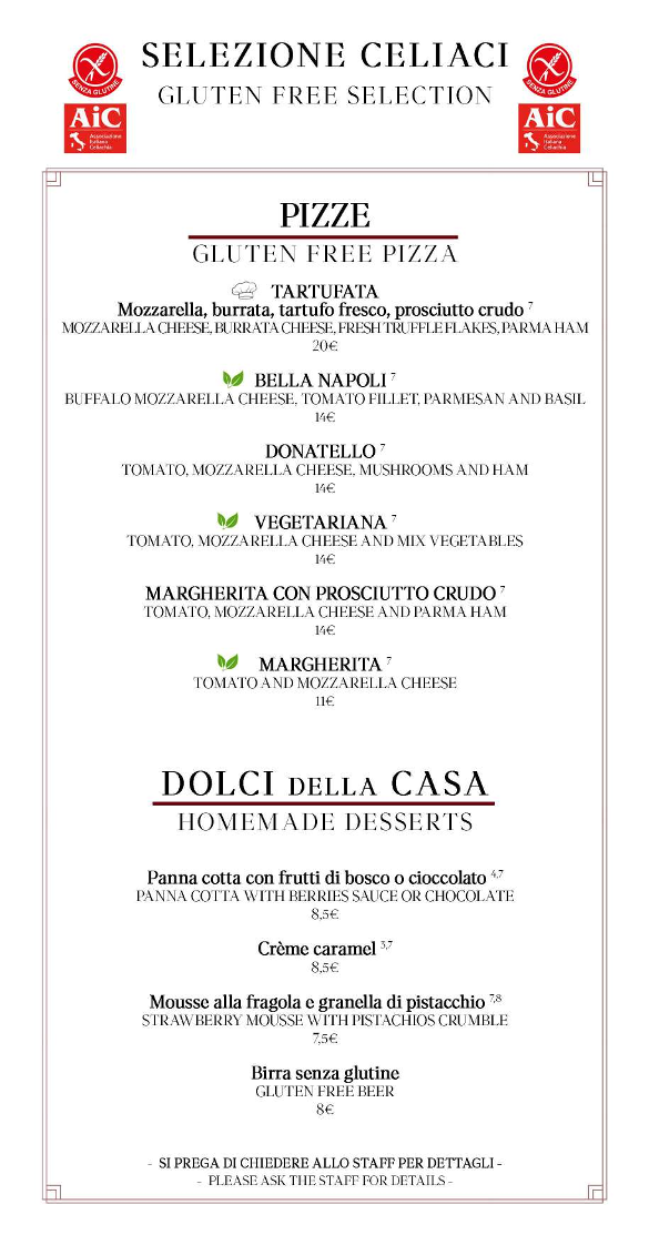 Le Botteghe di Donatello Photo Menu 3