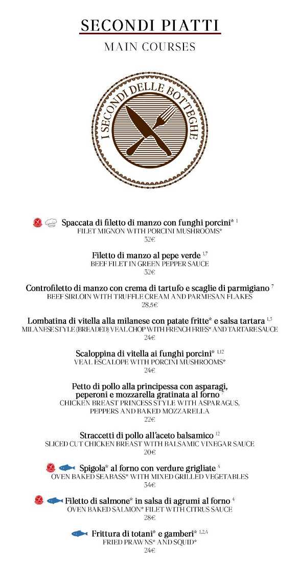 Le Botteghe di Donatello Photo Menu 6