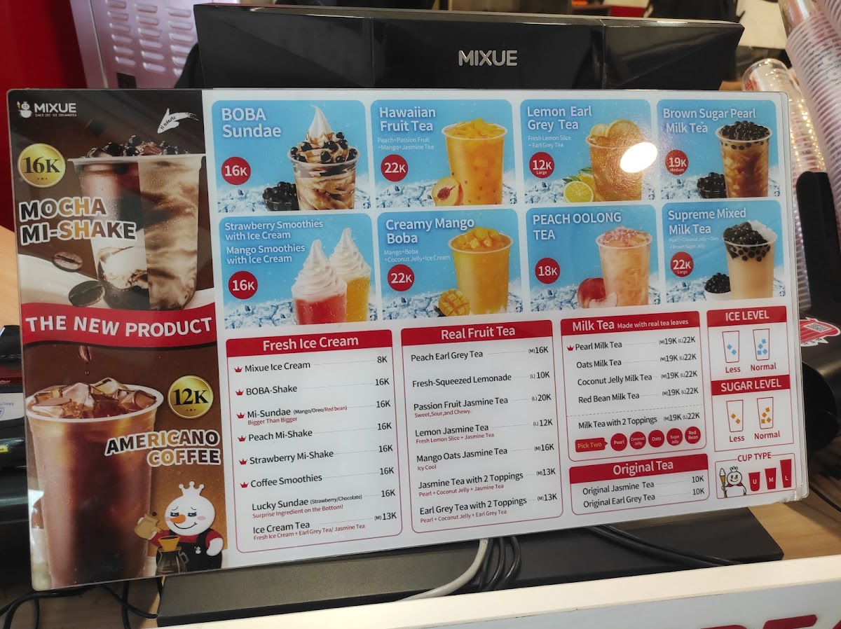 MIXUE - Ice Cream & Tea Photo Menu 3