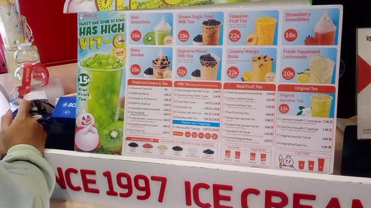MIXUE - Ice Cream & Tea Photo Menu 4