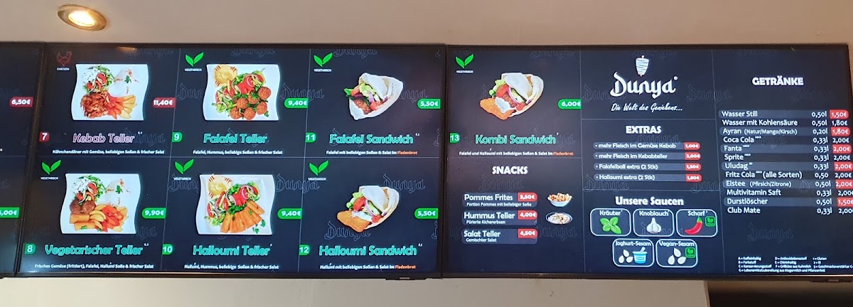 Dunya Gemüse Kebap Photo Menu 8