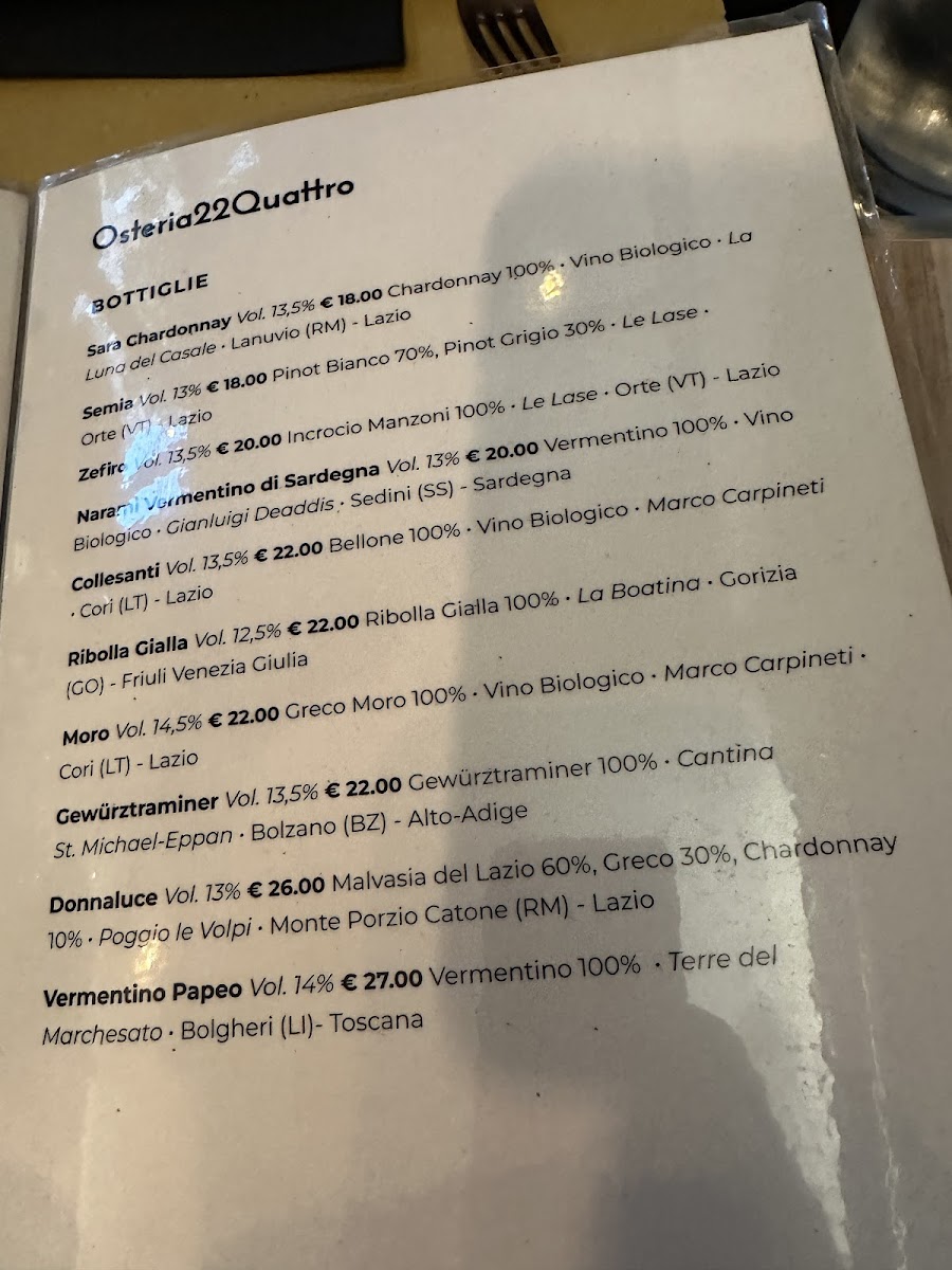 Osteria 22quattro Photo Menu 8