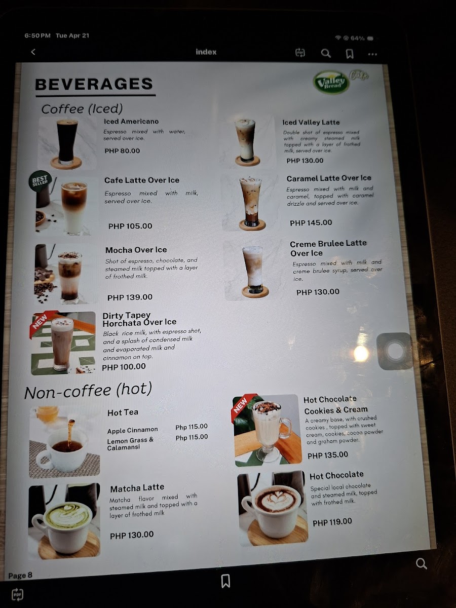 Valley Bread Café - Km4, La Trinidad Photo Menu 5